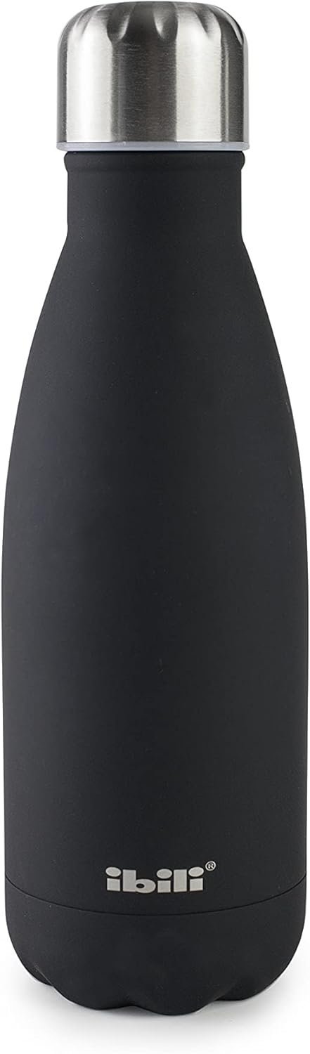 IBILI - Botella termo doble pared black 350 ml