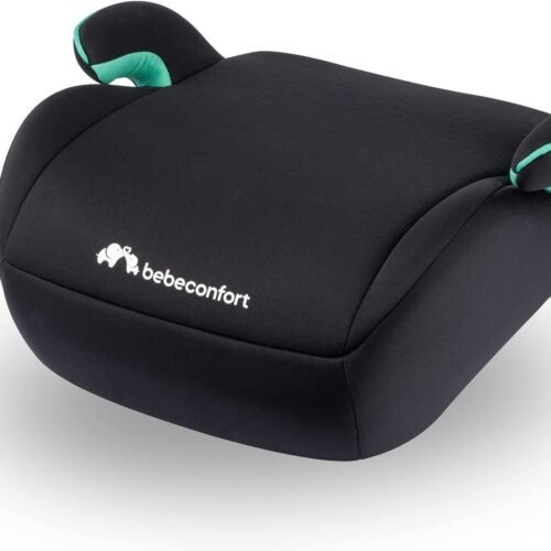 Elevador infantil para coche negro de bebé.