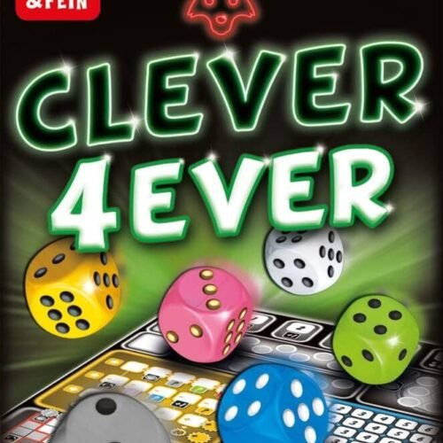 Schmidt Spiele 49424 Clever 4-Ever, Serie pequeña y Fina, Juego de Dados