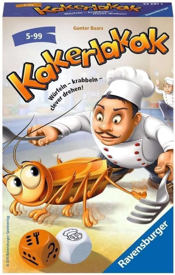 Ravensburger - Juego de Mesa Kakerlakak (versión en alemán)