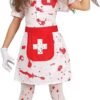 618MJDCzilL._AC_SY606_-1.jpg Disfraz de Enfermera Zombi Niña 5-6 años