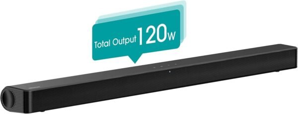 61HCyl4SSsL._AC_SL1500_.jpg Barra de sonido negra, salida total 120W.