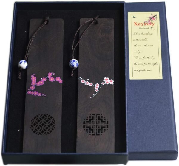 Marcapáginas de madera hechos a mano