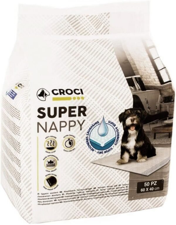 Croci Super Nappy Colchonetas Higiénicas Para Perros 50 unds