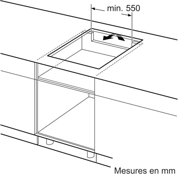 Bosch PUJ611BB5E, Serie 4, Placa de inducción, 3 fuegos, 60 cm, Negro, Sin marco