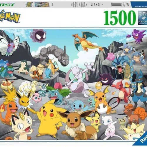 Puzzle de Pokémon con 1500 piezas.