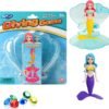 Juguetes de buceo de sirena para piscina, 2 piezas
