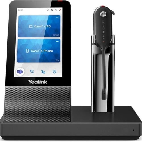 Yealink WH67 - Auricular inalámbrico DECT con Base Avanzada