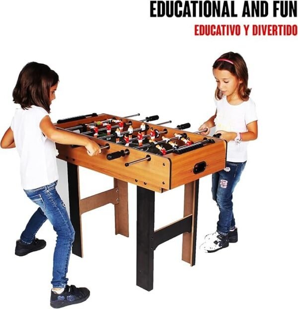 Mesa 4 juegos en 1: Billar, ping-pong, hockey y futbolín