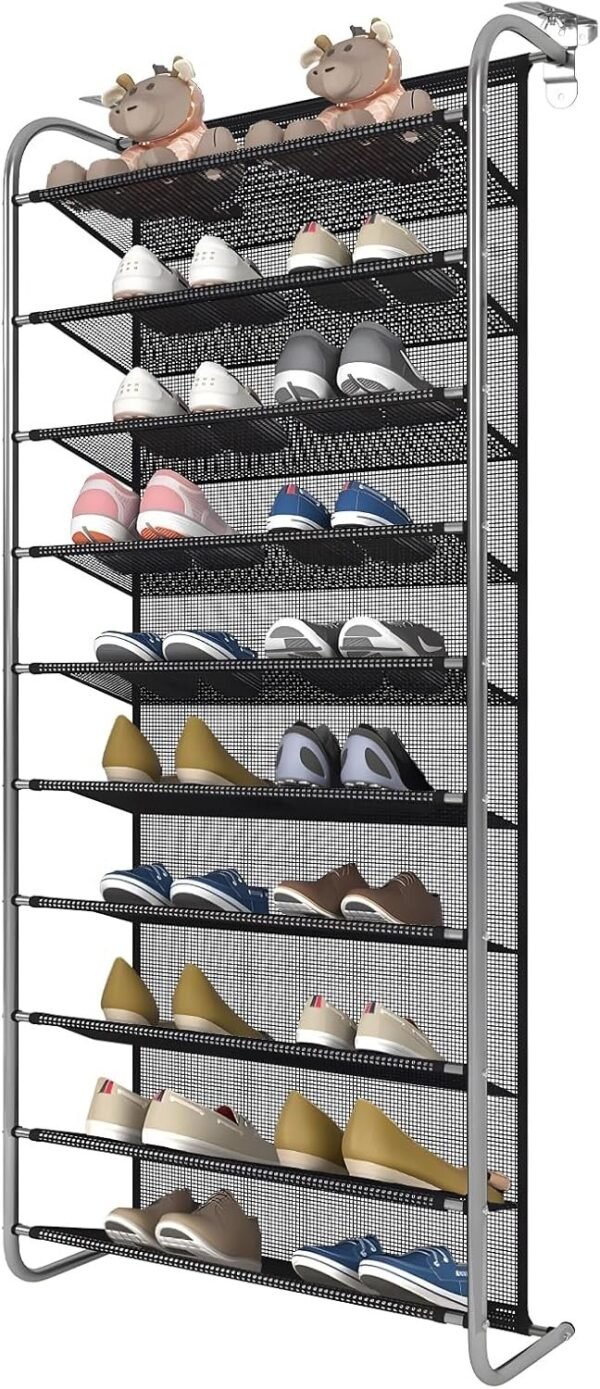 Zapatero para puerta Ajustable de 10 Niveles