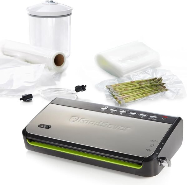 Foodsaver Envasadora al Vacío con almacenamiento de rollos integrado