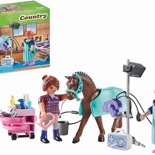 PLAYMOBIL Country 71241 Veterinario de Caballos, a Partir de 4 años