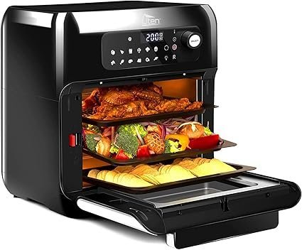Freidora de Aire sin Aceite 10L Horno de Aire Caliente 1500W