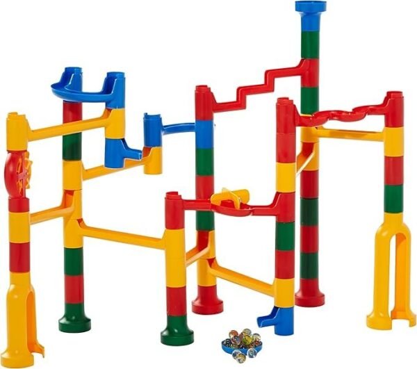 Juego de pista de canicas Consta de 48 elementos de ferrocarril