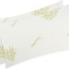 Par de Fundas de Almohada de Aloe Vera Jacquard elásticas con Cremallera, 50 x 80 cm