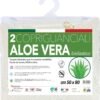 Par de Fundas de Almohada de Aloe Vera Jacquard elásticas con Cremallera, 50 x 80 cm