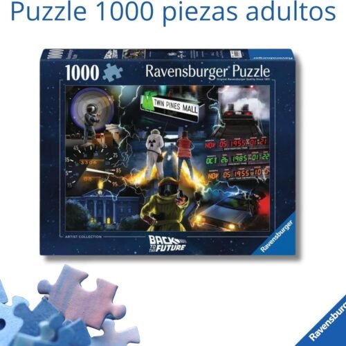Puzzle 1000 piezas Regreso al Futuro Ravensburger.