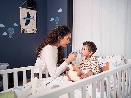 OMRON X102 Total Nebulizador para niños y adultos con lavado nasal 2 en 1