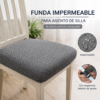 Funda elástica impermeable para asiento de silla