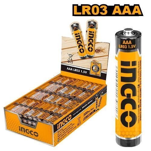 Baterías AAA Ingco LR03 1.5V en caja.