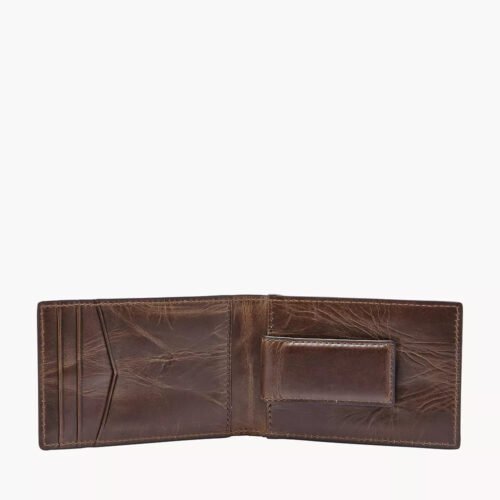 Cartera plegable Derrick con clip para billetes