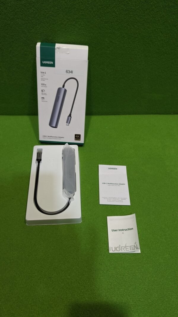 UGREEN Hub USB C HDMI 4K 5 En 1 Adaptador Tipo C