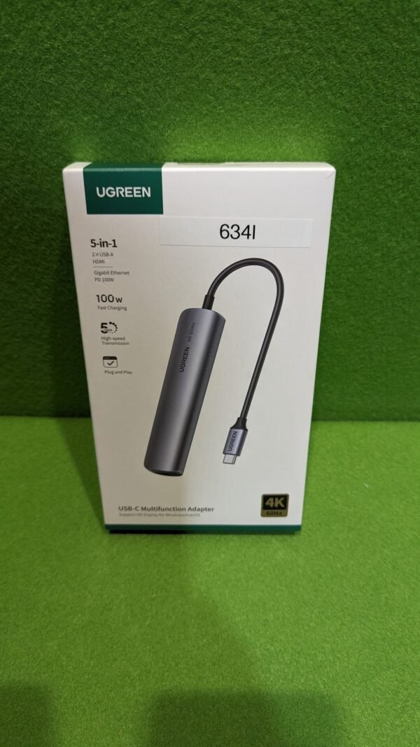 UGREEN Hub USB C HDMI 4K 5 En 1 Adaptador Tipo C