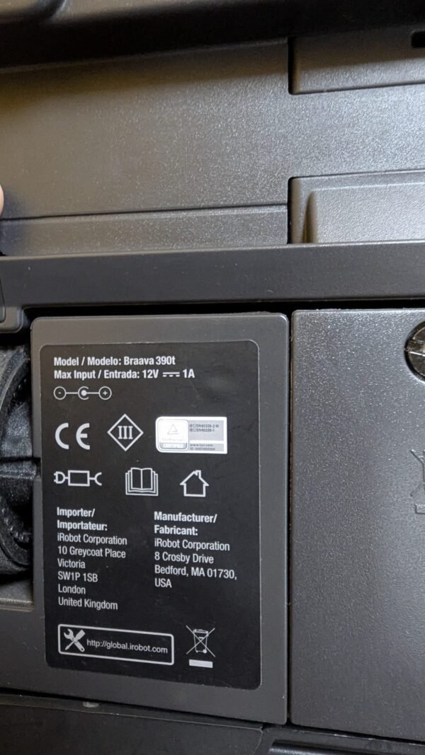iRobot Braava 390t - Robot friegasuelos 2 en 1