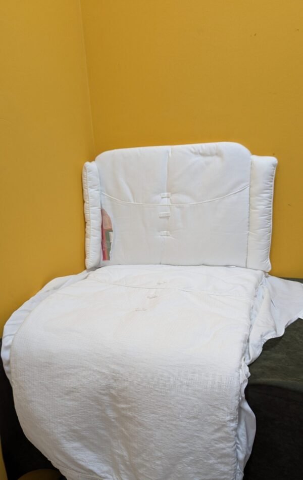 Juego de minicuna, 2 piezas Edredón y Parachoques 60 x 120