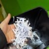 Amazon Basics Destructora de papel y tarjetas con Defecto