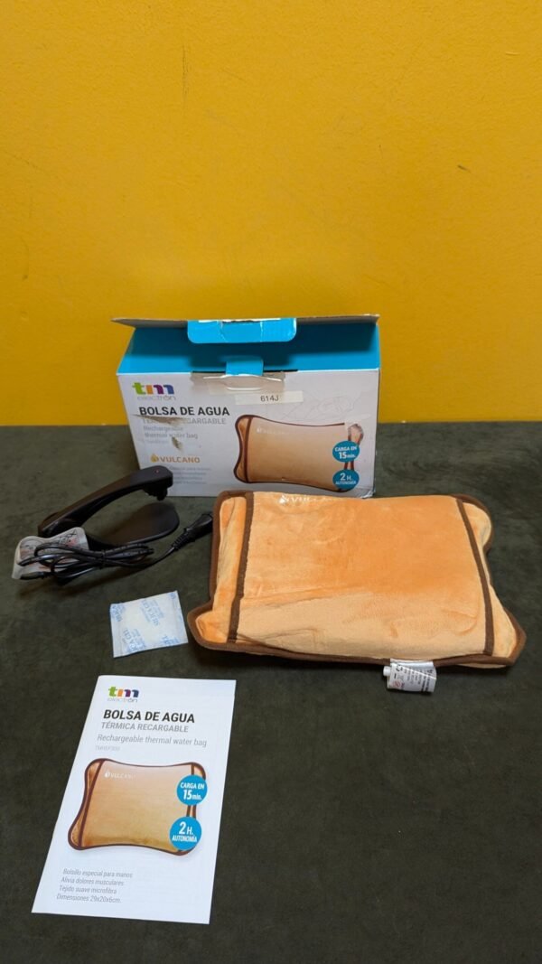 TM Electron Vulcano Bolsa De Agua Térmica Calefactable En 5 Minutos