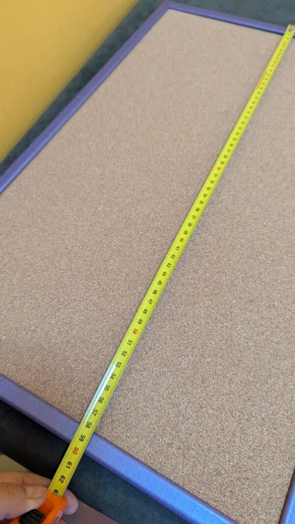 Bi-Office - Tablón de Anúncios de Corcho Violeta 60x40 cm