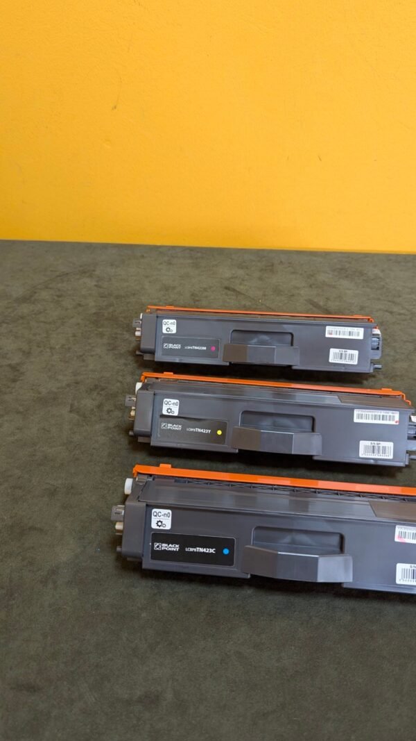 BLACK POINT Juego de 3 Cartuchos de Tóneres Premium para Brother