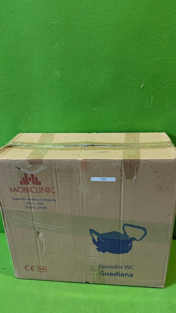 Elevador WC para Adultos, 17cm con reposabrazos abatibles y Acolchados