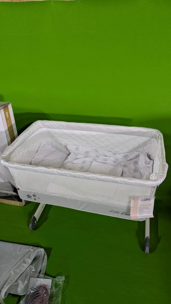 Minicuna colecho Asalvo 0 meses Beige + Edredon y Textil