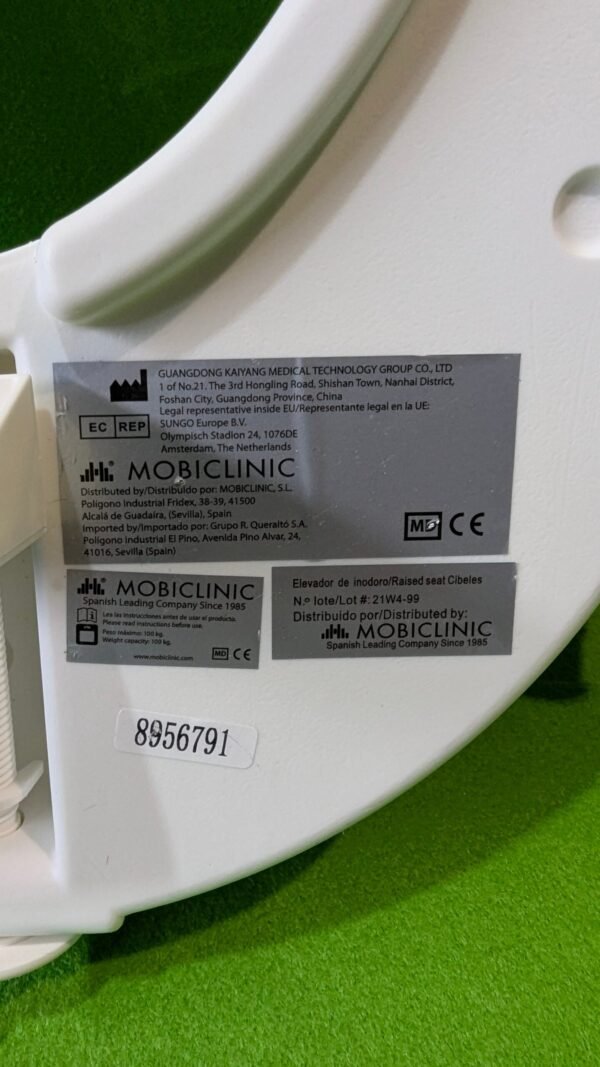 Mobiclinic, Elevador wc, Cibeles, Asiento de inodoro 10 CM