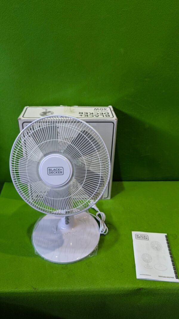 Black+Decker ventilador de sobremesa 3 velocidades