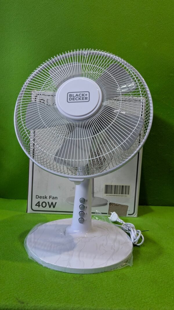 Black+Decker ventilador de sobremesa 3 velocidades