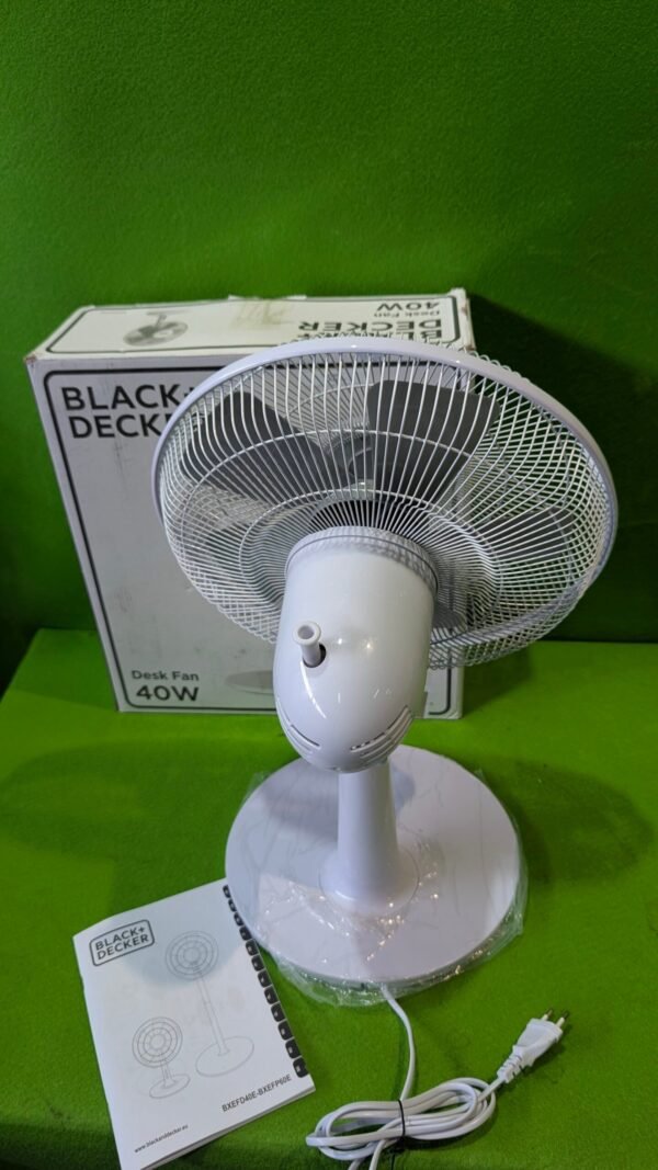 Black+Decker ventilador de sobremesa 3 velocidades