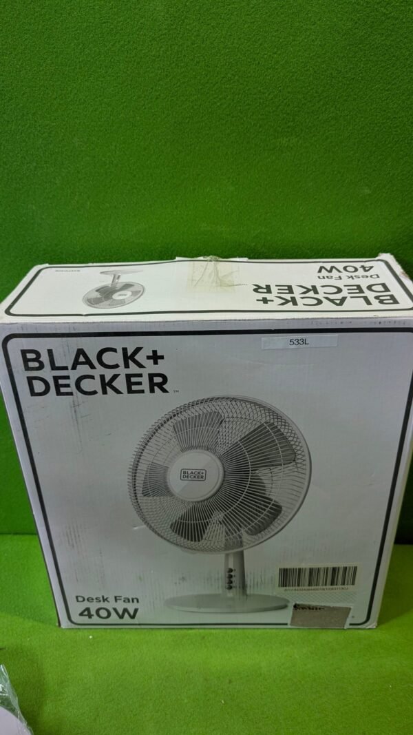 Black+Decker ventilador de sobremesa 3 velocidades
