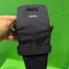 Bolsa negra Zefal para bicicleta fondo verde