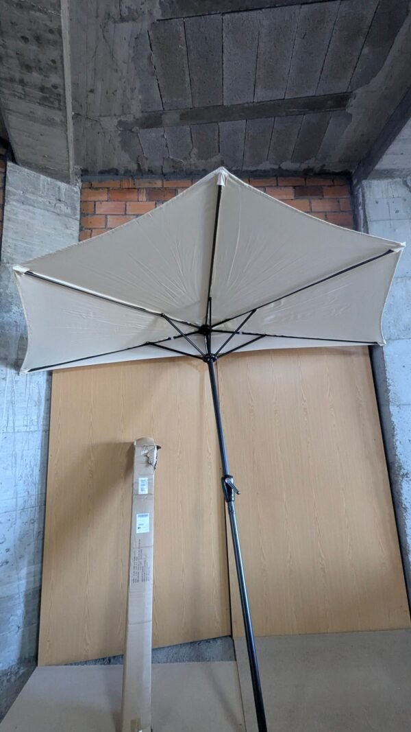 Pure Garden Sombrilla de medio patio de 9 pies