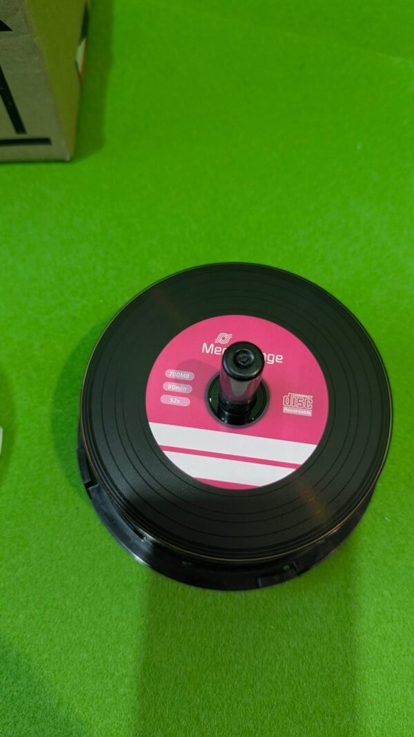 32 Discos CD en blanco DD-R de vinilo con fondo negro 52 x 700 mb 80m