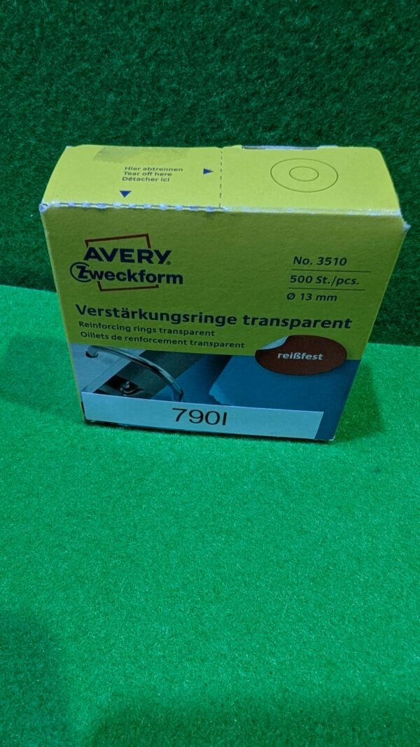 Caja de anillas transparentes refuerzo Avery Zweckform