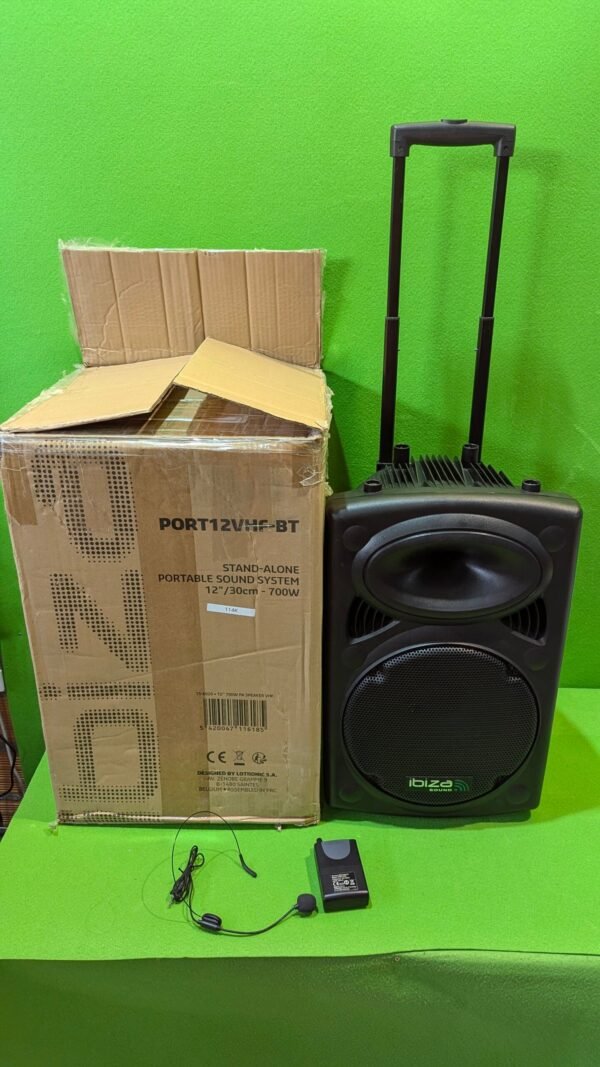 biza PORT12VHF-BT Altavoz portátil 12"/700W