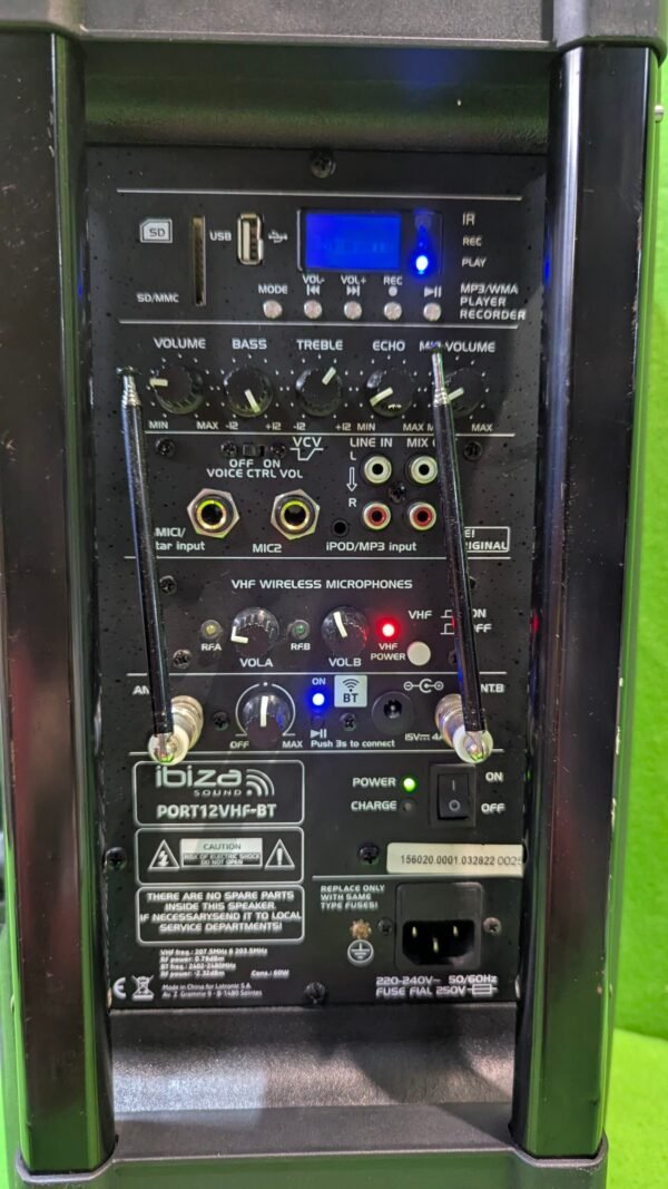 Panel de control de altavoz Ibiza Sound