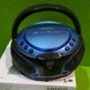 Lenco Radio CD Portátil SCD-550BU Azul, Bluetooth, USB, Radio FM