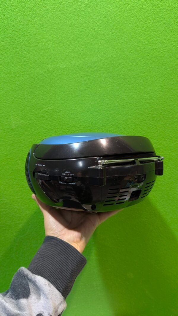 Lenco Radio CD Portátil SCD-550BU Azul, Bluetooth, USB, Radio FM