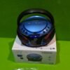 Lenco Radio CD Portátil SCD-550BU Azul, Bluetooth, USB, Radio FM