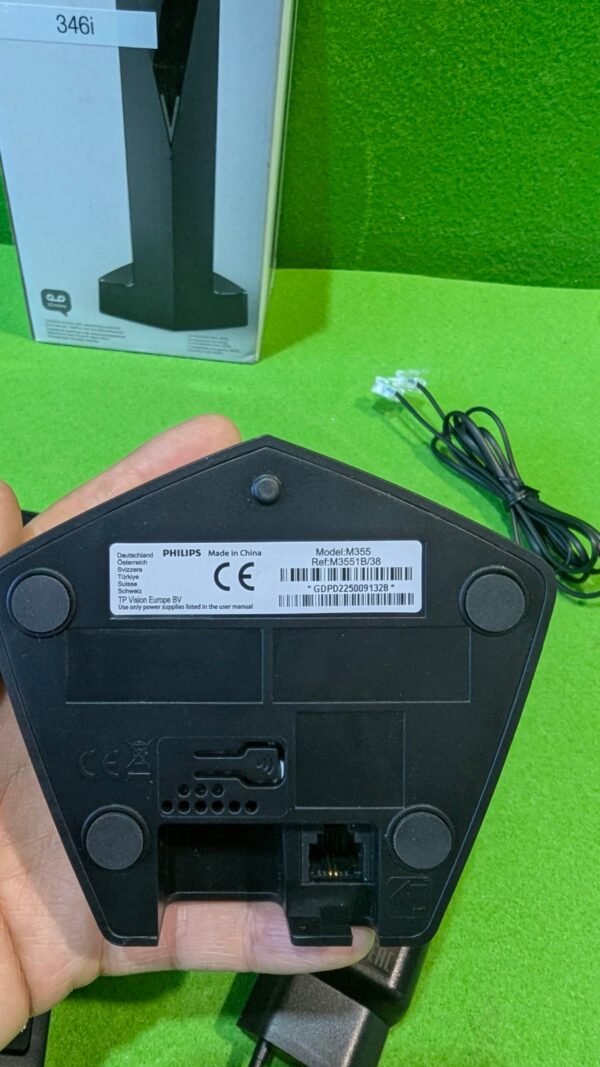 Philips Linea V DECT Design M3551B/38 - Teléfono inalámbrico con contestador automático (Pantalla de 1,8" y Sonido HQ)